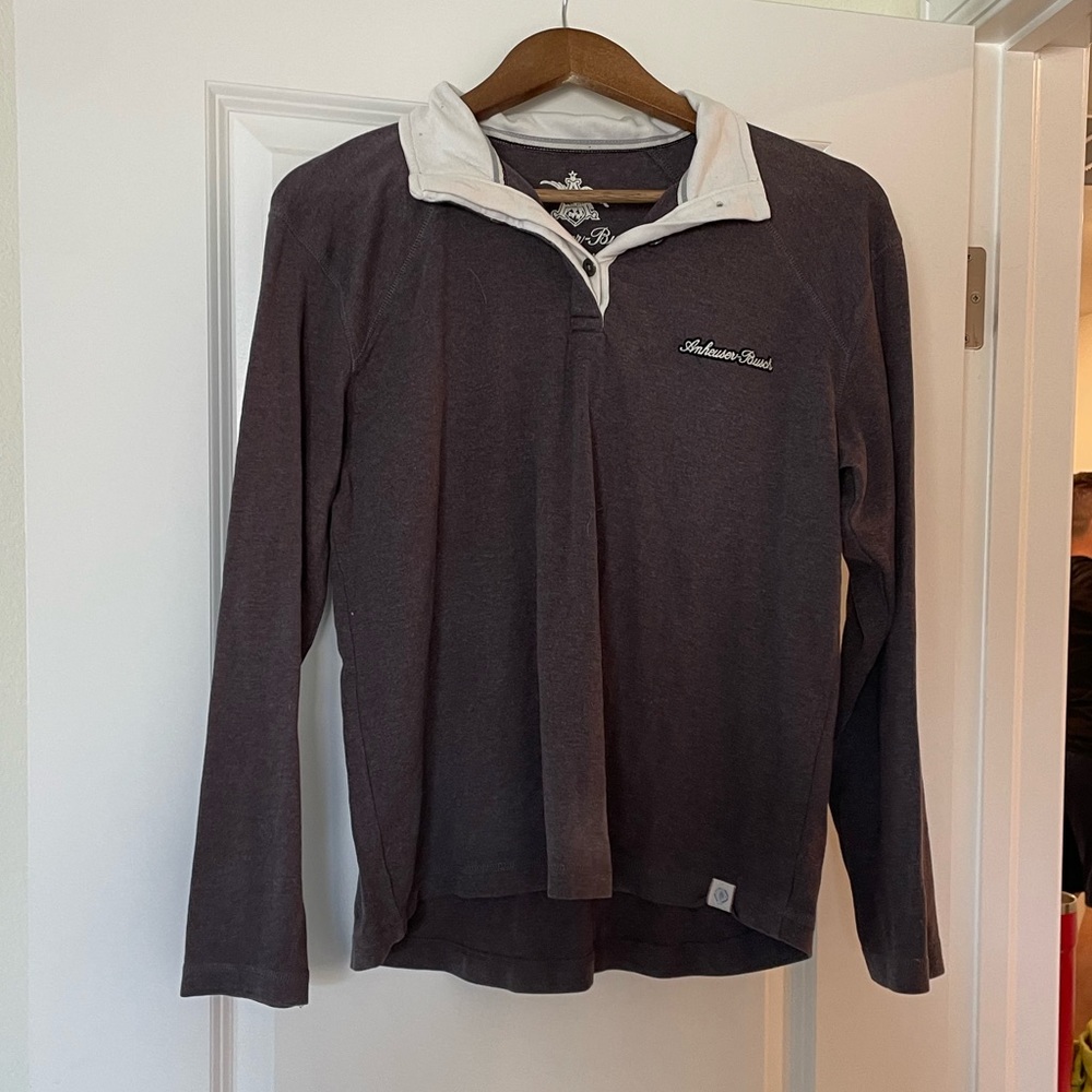 Anhueser Busch pull over sweatshirt- super comfy!